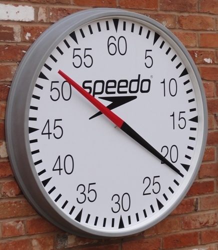 Pace clock to help you swim faster