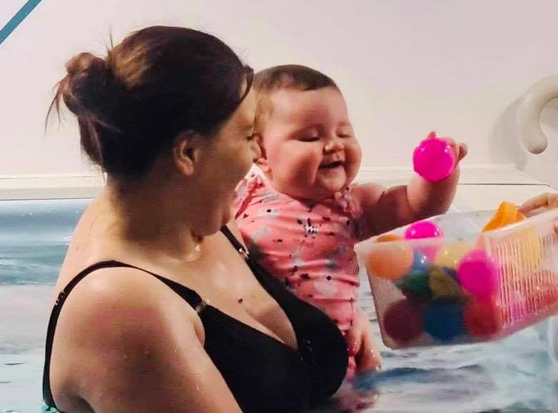 Mother and Baby Swimming Lesson Mother and Baby Swimming Lesson